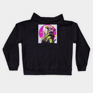 Anime Cyborg Warrior Kids Hoodie